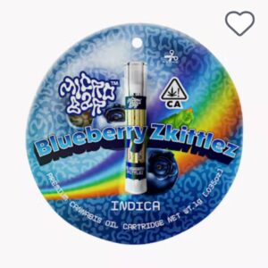 Blueberry Zkittlez Indica 1g Cartridge